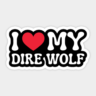 Dire-Wolf Sticker